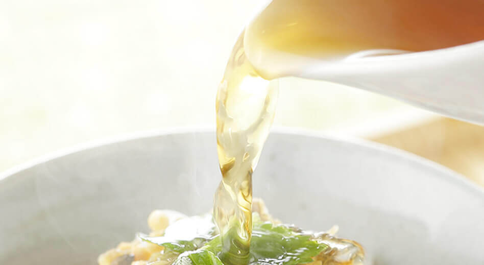 無添加のだしつゆと具材